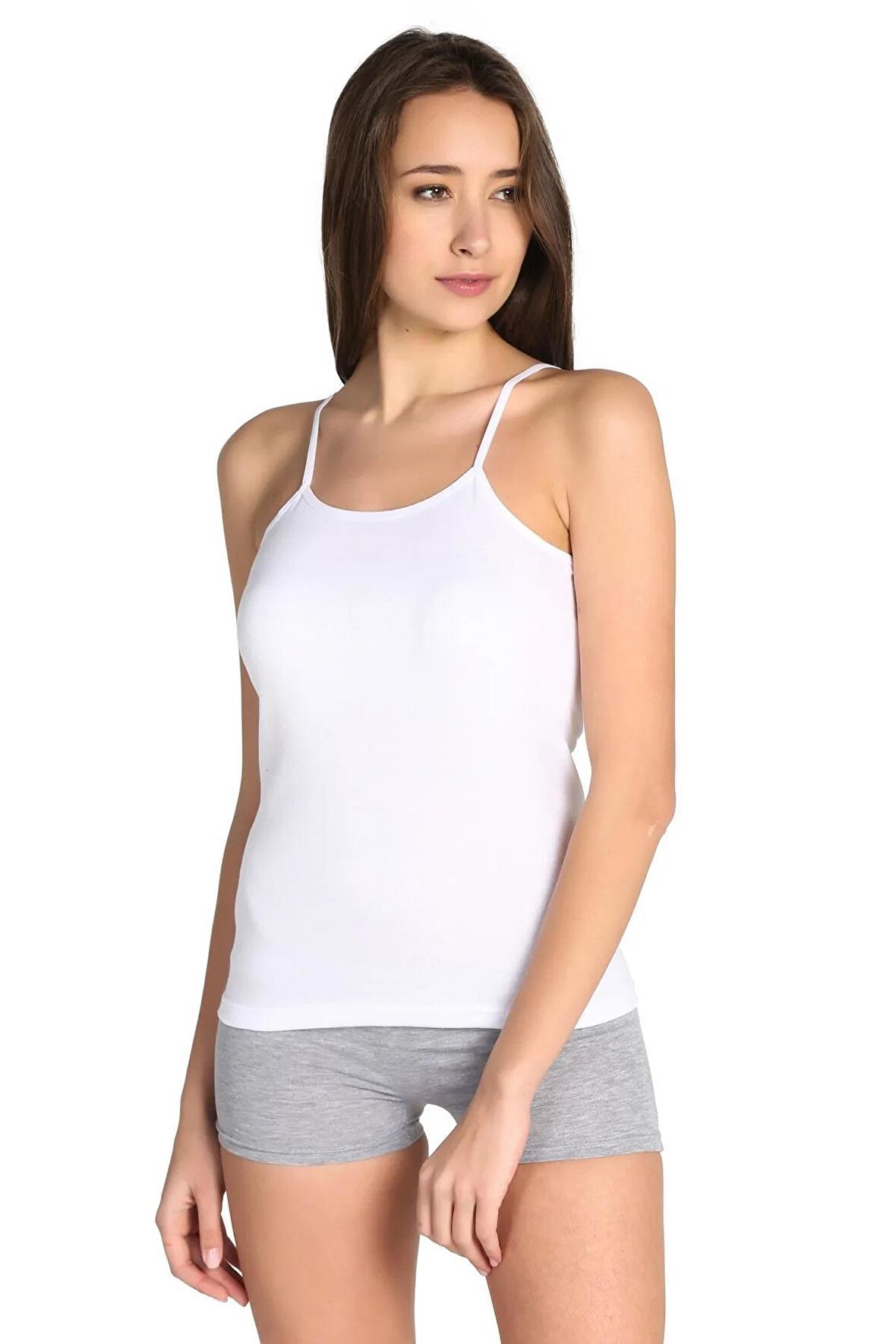 Tutku Kadın Ribana İp Askılı Atlet 0135 - 3 Adet