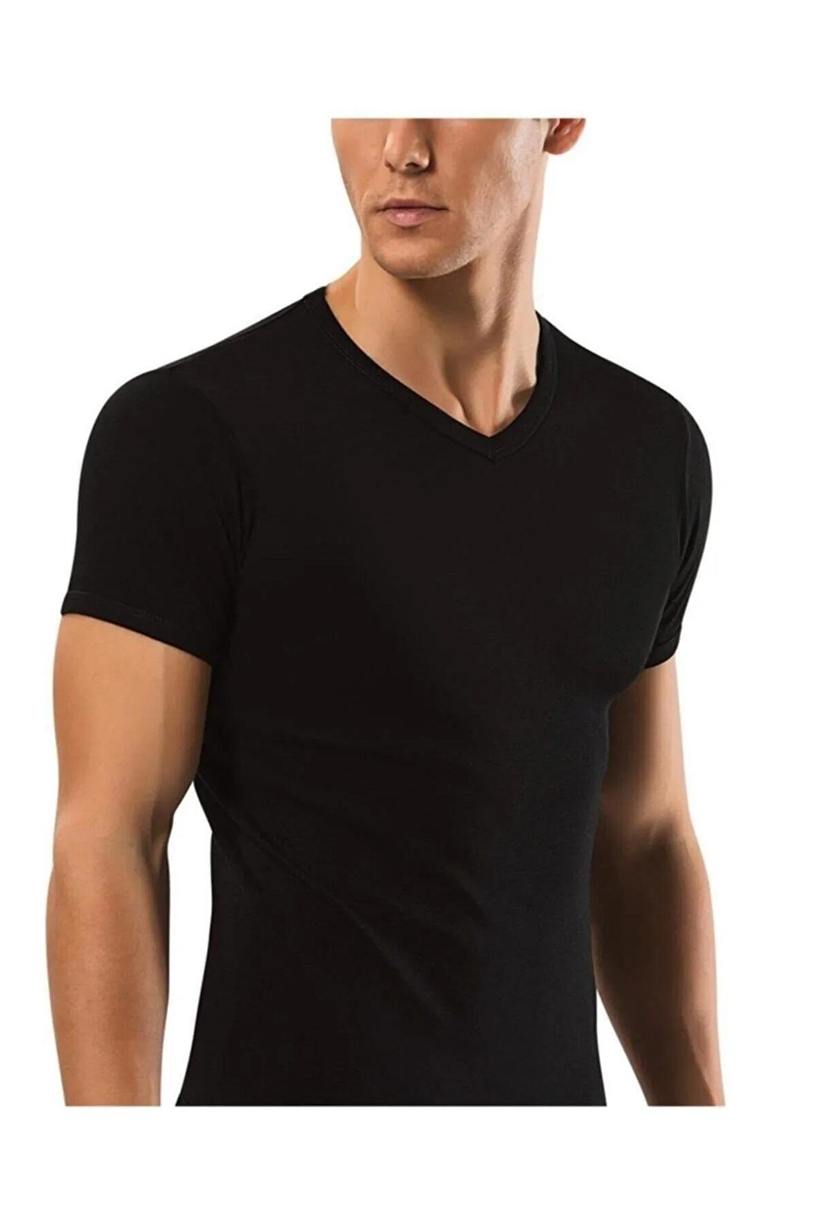 Yıldız Erkek Ribana V Yaka Body Atlet 60/62 - 6 Adet