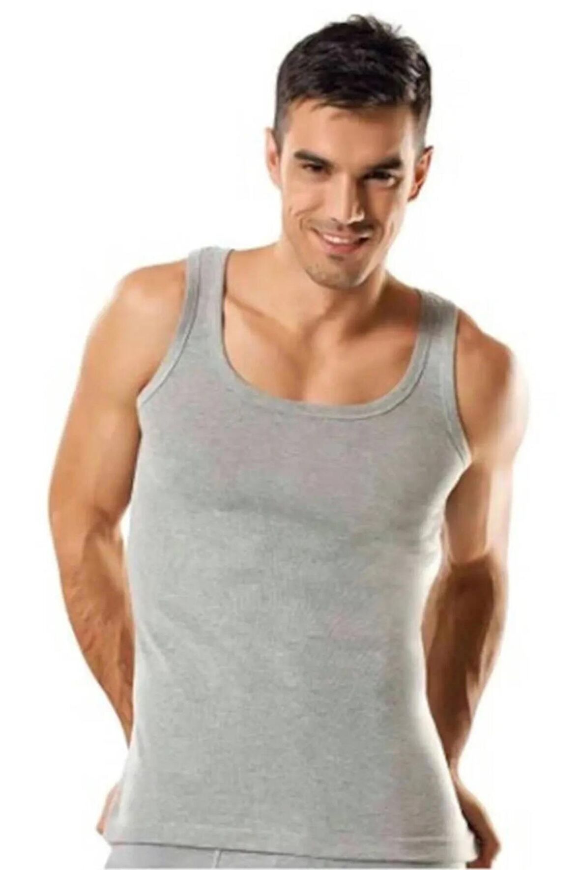 Tutku Erkek Ribana Renkli Askılı Atlet 0102 - 6 Adet