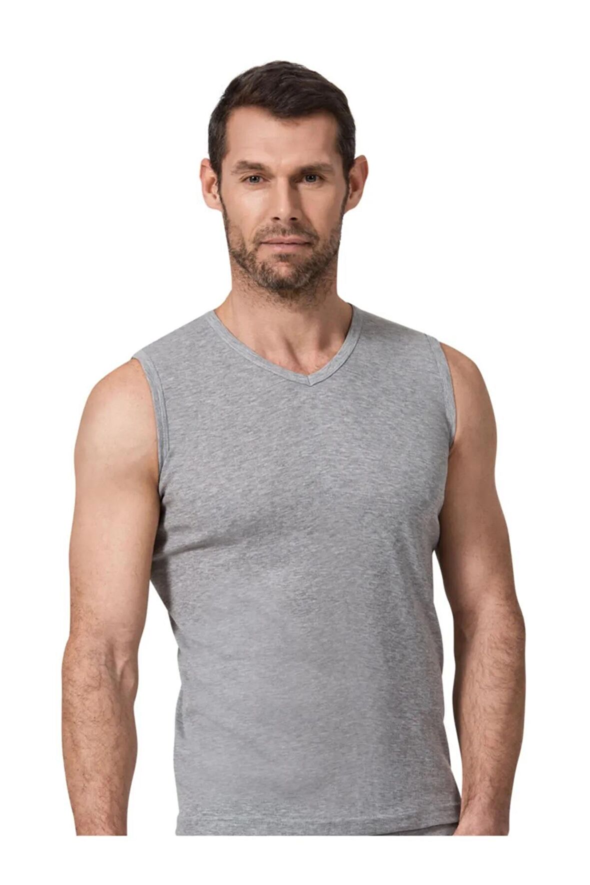 Namaldi Erkek Ribana V Yaka Kolsuz Fanila Atlet 118 - 3 Adet