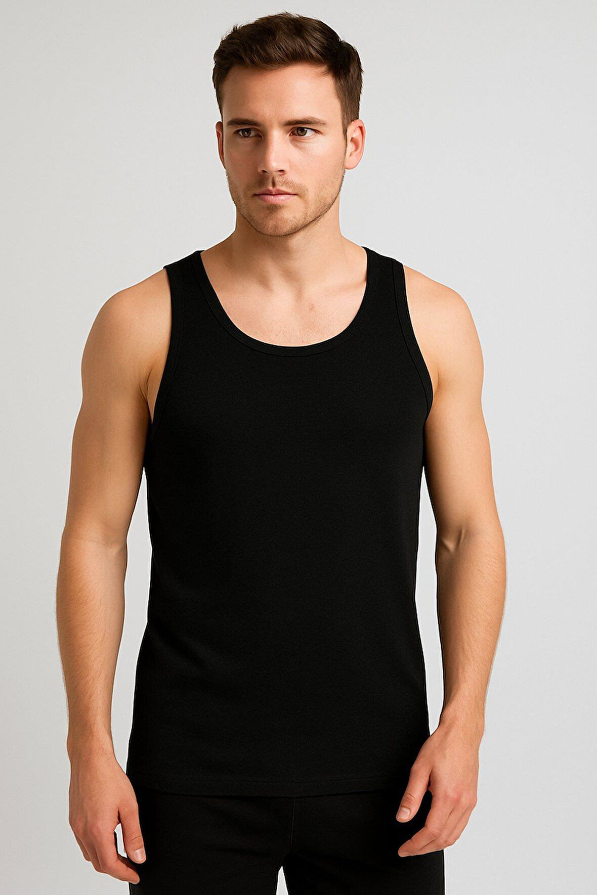 Seher Yıldızı Erkek Ekonomik Renkli Klasik Askılı Atlet 001K - 12 Adet