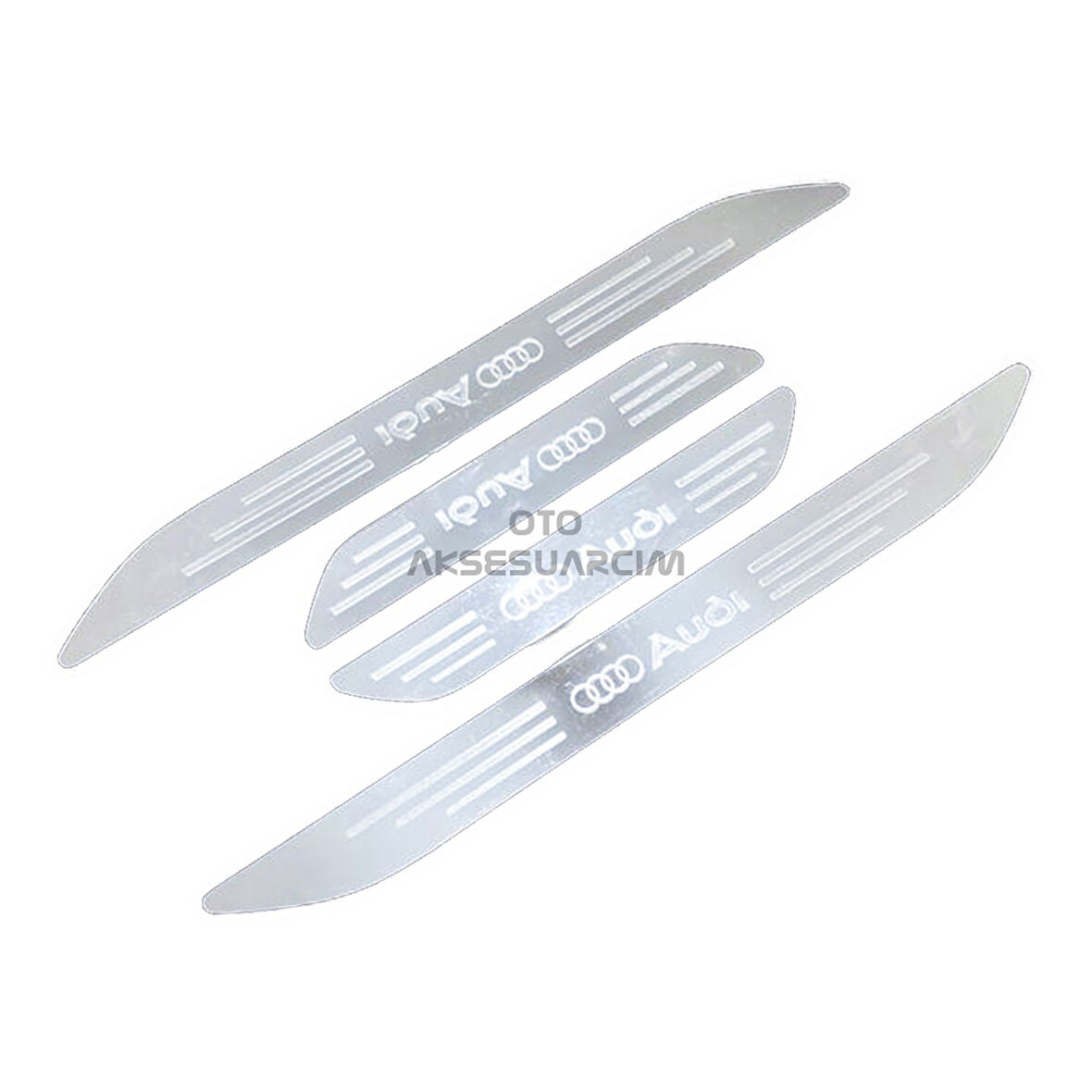 Audi Pleksi Nikelaj Oto Araba Kapı Eşiği Çıta 4'lü