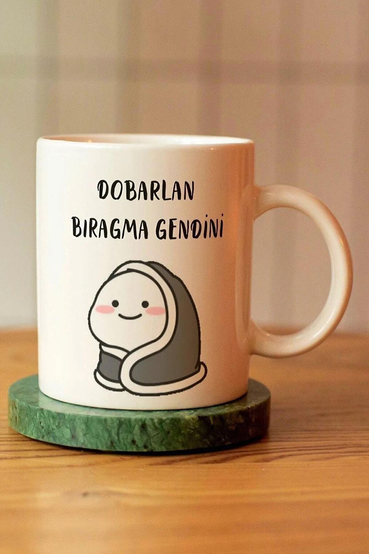 Dobarlan Bıragma Gendini Baskılı Kupa Bardak