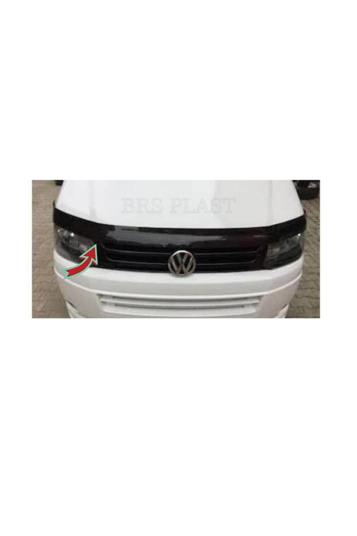 Vw Transporter T6 Kaput Rüzgarlığı 2015 Üzeri Piano Black