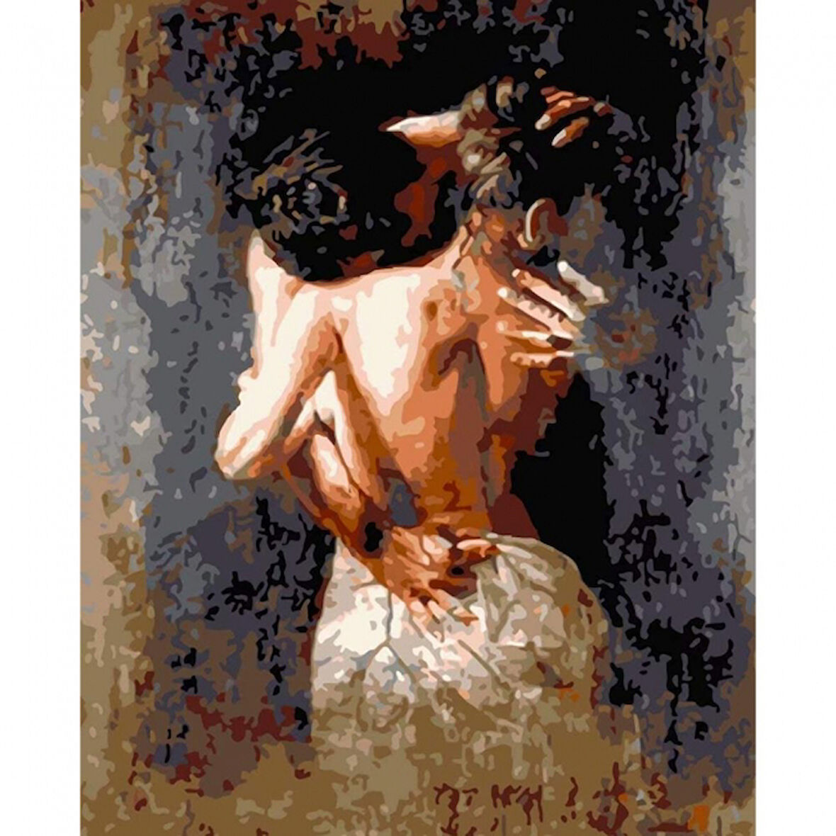 Canvas Tutku Sayılarla Boyama Seti  Kasnaklı 40 x 50 cm