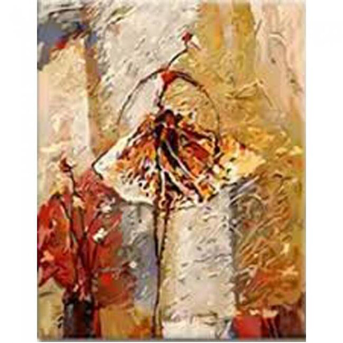 Canvas Çöl Dansı 1 Sayılarla Boyama Seti  Kasnaklı 40 x 50 cm