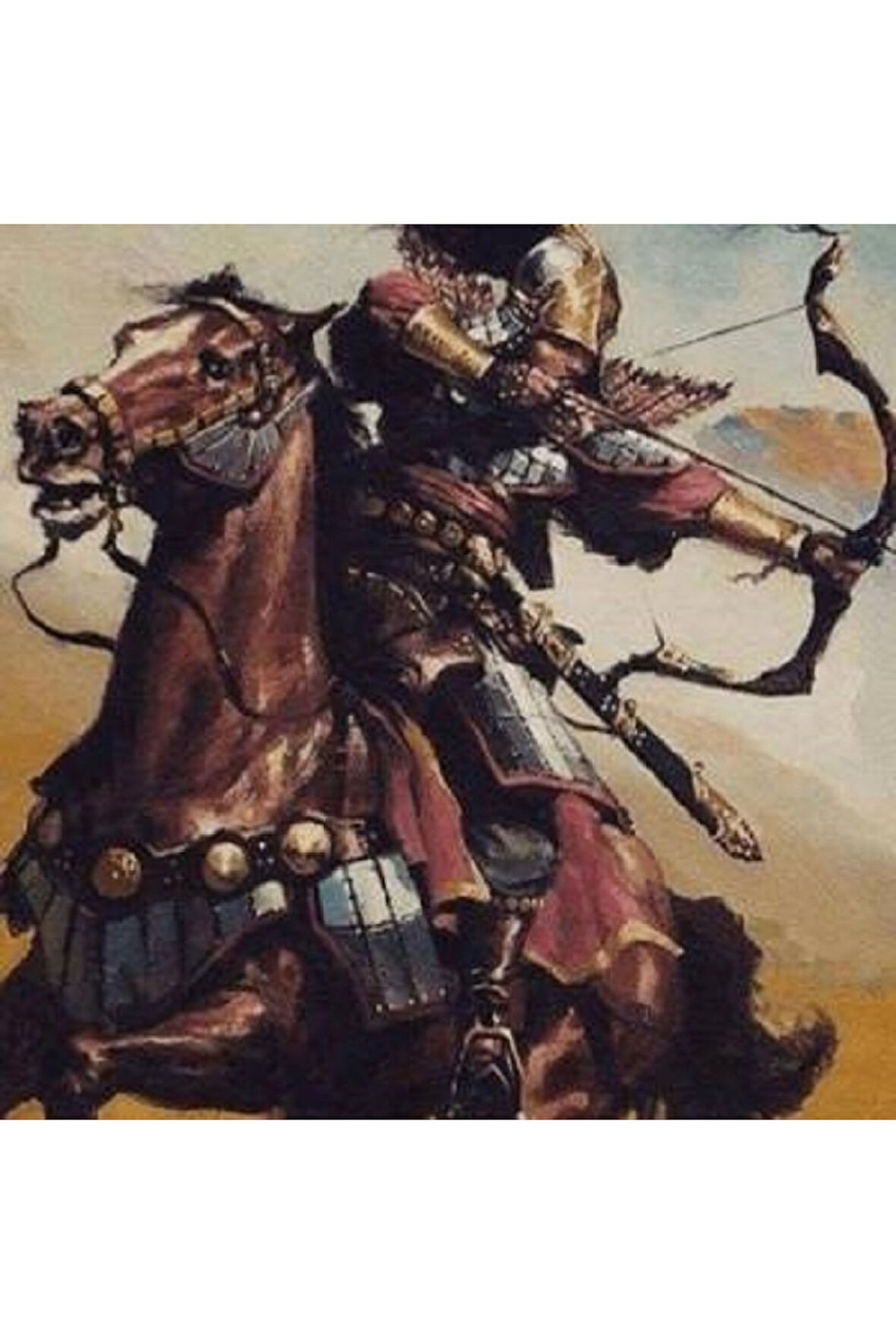 Canvas Savaşçı Sayılarla Boyama Seti   Kasnaklı 40 x 50 cm