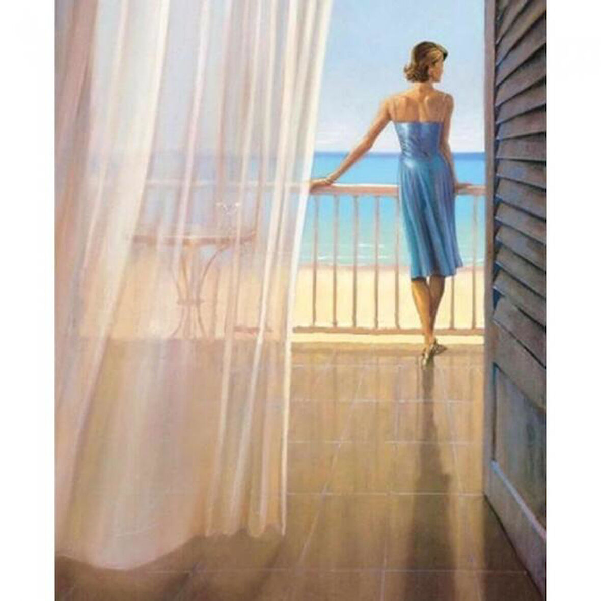 Canvas Odadaki Güzel Sayılarla Boyama Seti  Kasnaklı 40 x 50 cm