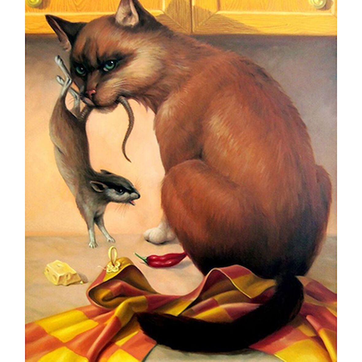 Canvas İlizyon Kadın Sayılarla Boyama Seti  Kasnaklı 40 x 50 cm