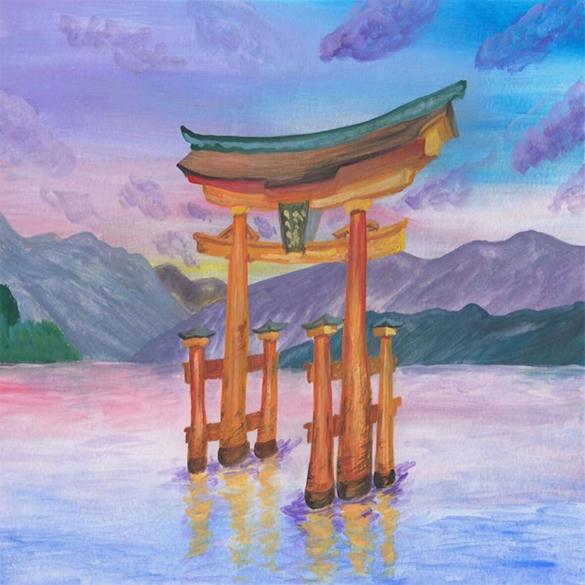 Canvas Tao Felsefesi Sayılarla Boyama Seti  Kasnaklı 40 x 50 cm