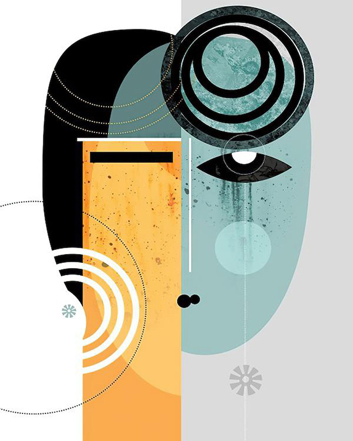 Canvas Sade Bakış Sayılarla Boyama Seti Kasnaklı 40 x 50 cm