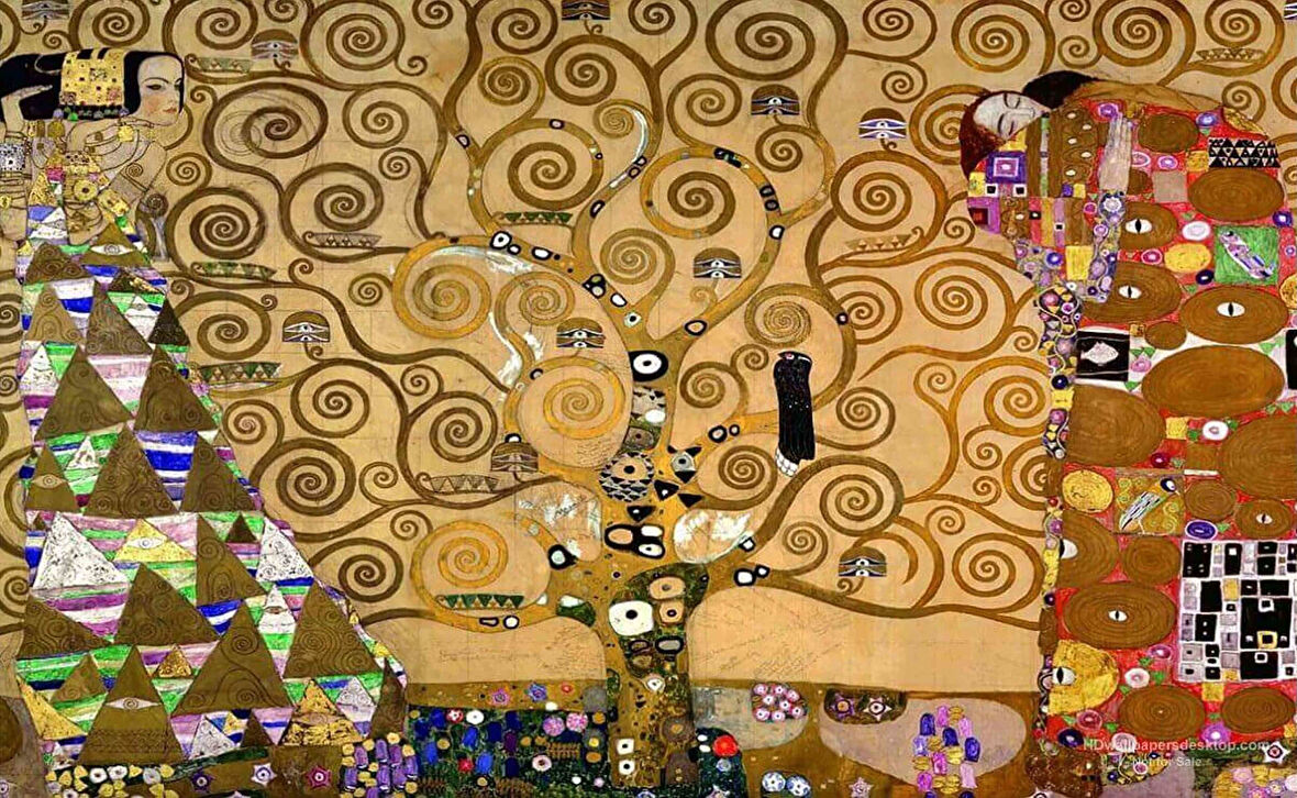 Canvas Hayat Ağacı Sayılarla Boyama Seti Kasnaklı 40 x 50 cm
