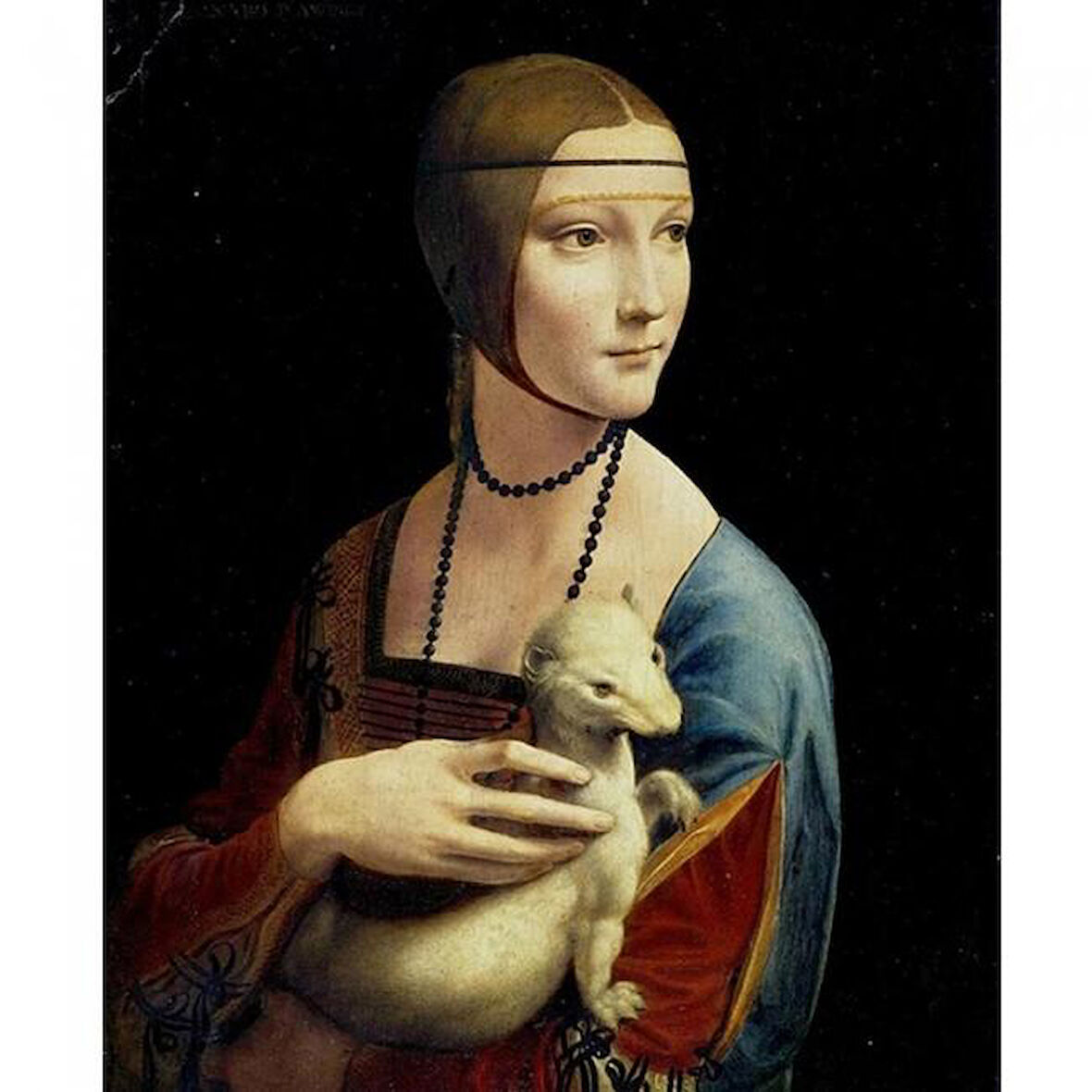 Canvas Leonardo da Vinci Eserleri Sayılarla Boyama  Seti  Kasnaklı 40 x 50 cm