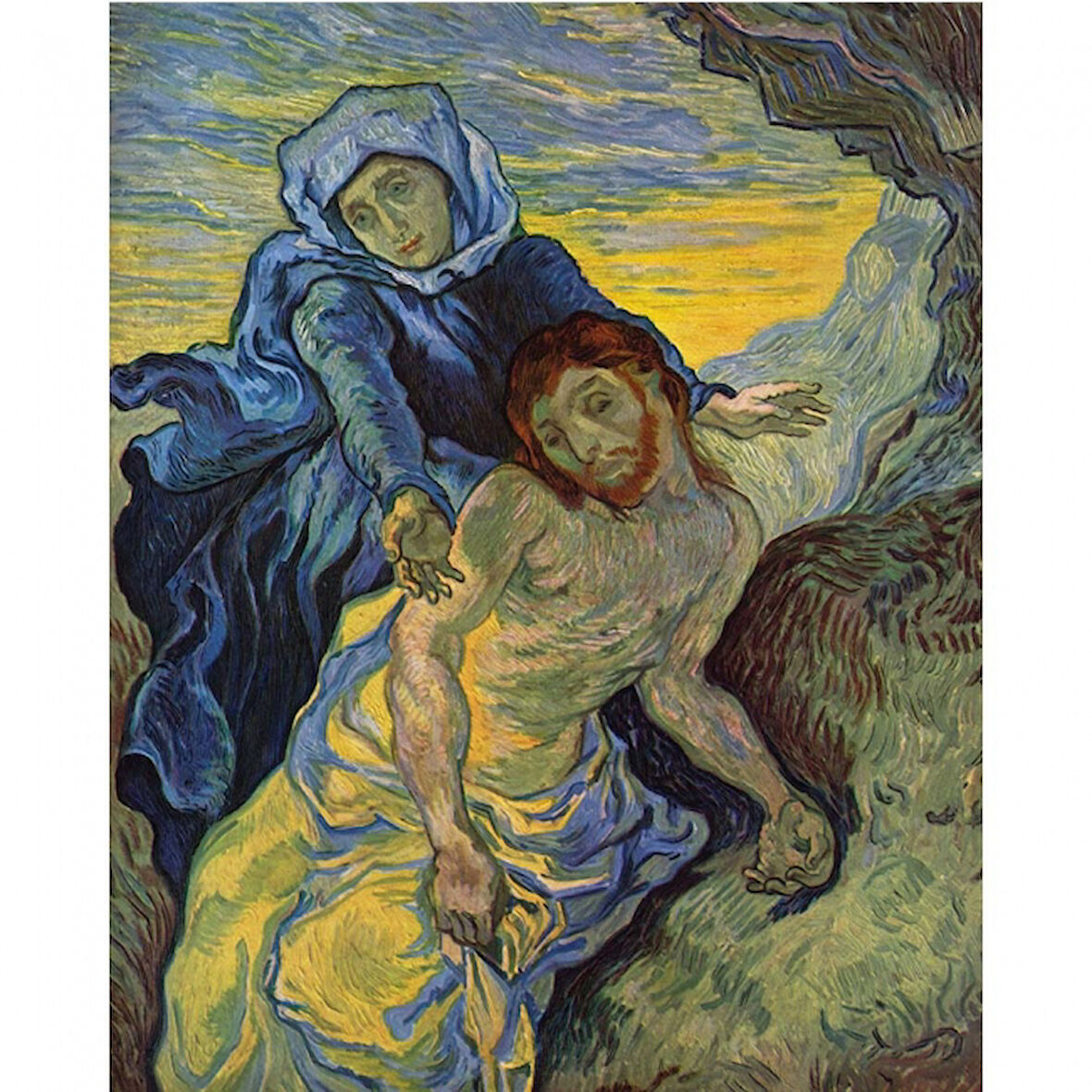Canvas Van Gogh Pieta Sayılarla Boyama Seti  Kasnaklı 40 x 50 cm