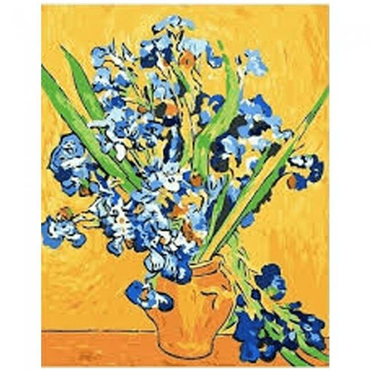 Canvas Van Gogh Süsen Sayılarla Boyama Seti  Kasnaklı 40 x 50 cm