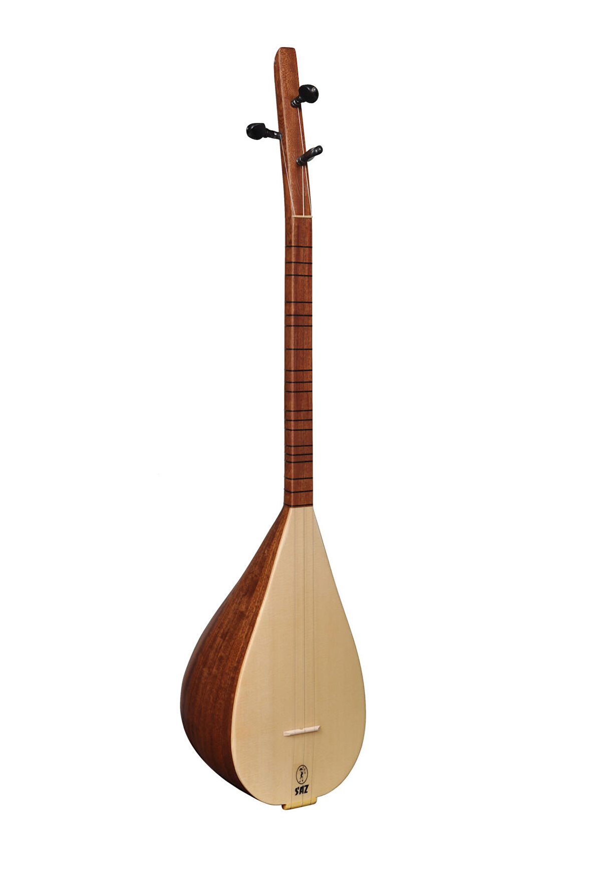 SAZ KPZ3-34MS Kopuz Maun 3 Telli 34cm Kısa Sap