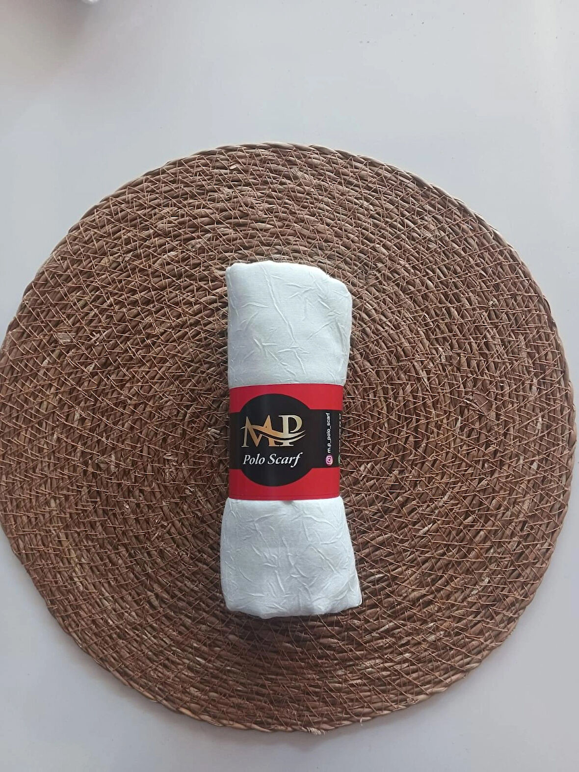 U.P POLO KRAŞ ŞAL KIRIK BEYAZ