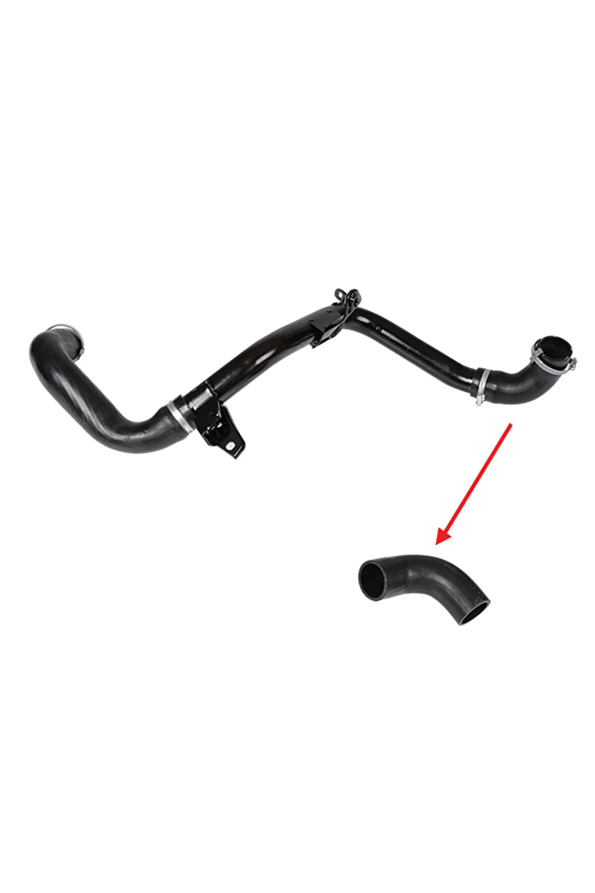 TURBO INTERCOLL HORTUMU METAL BORU HARIC FOCUS II 04 11 C MAX 1.6TDCI 90PS-110PS