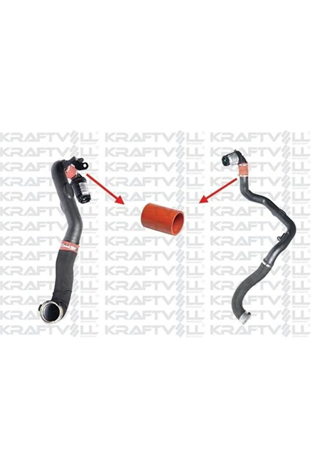 Turbo Hortumu Kucuk Sılıkon 52MM x 9cm Plastık Parca Master Iıı 2,3dcı Movano B 2,3