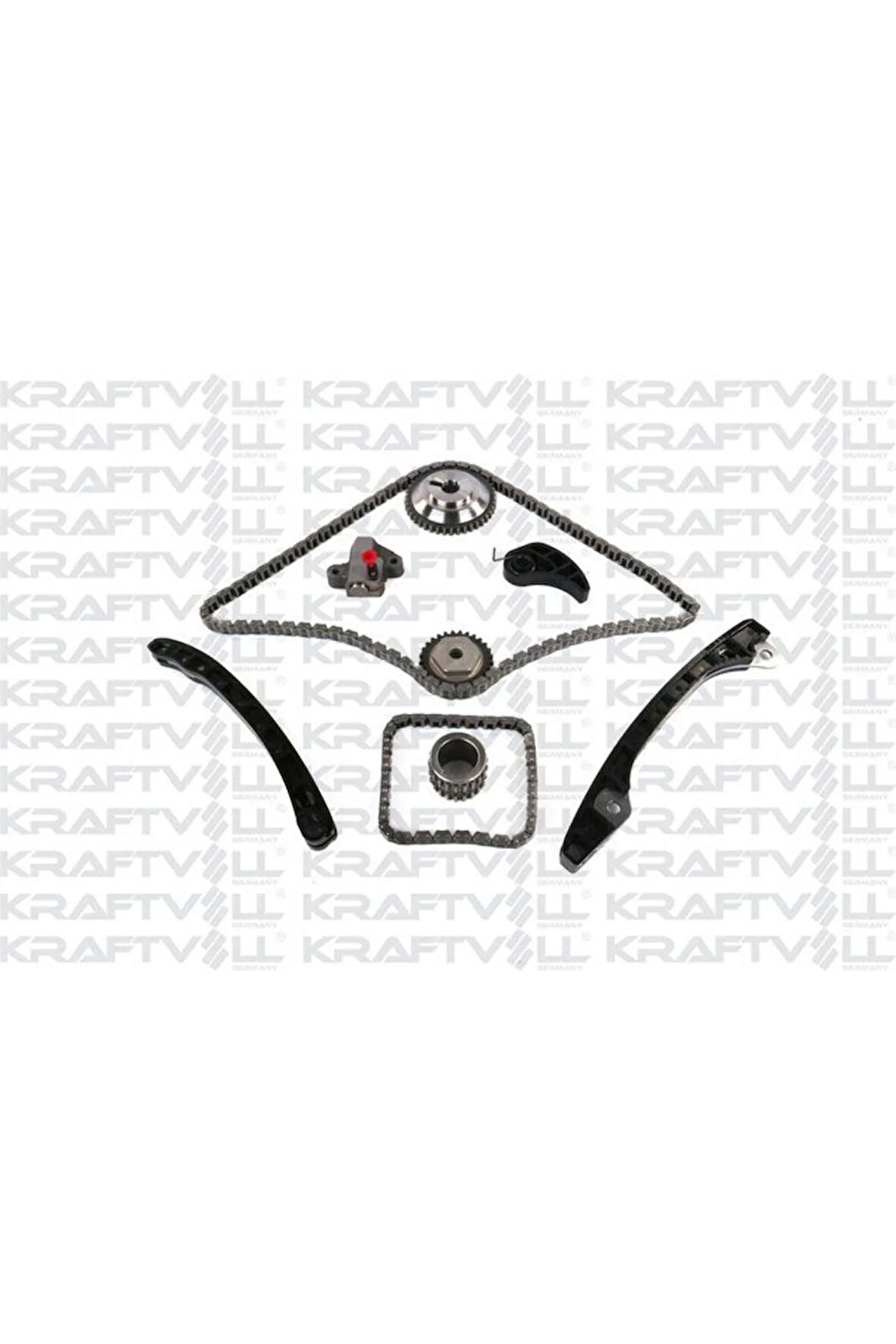 Eksantrik Zincir Seti Juke - Note - Micra - Qashqaı 1,6 Hr15de / Hr16de / Hr18de Kraftvoll-12100077