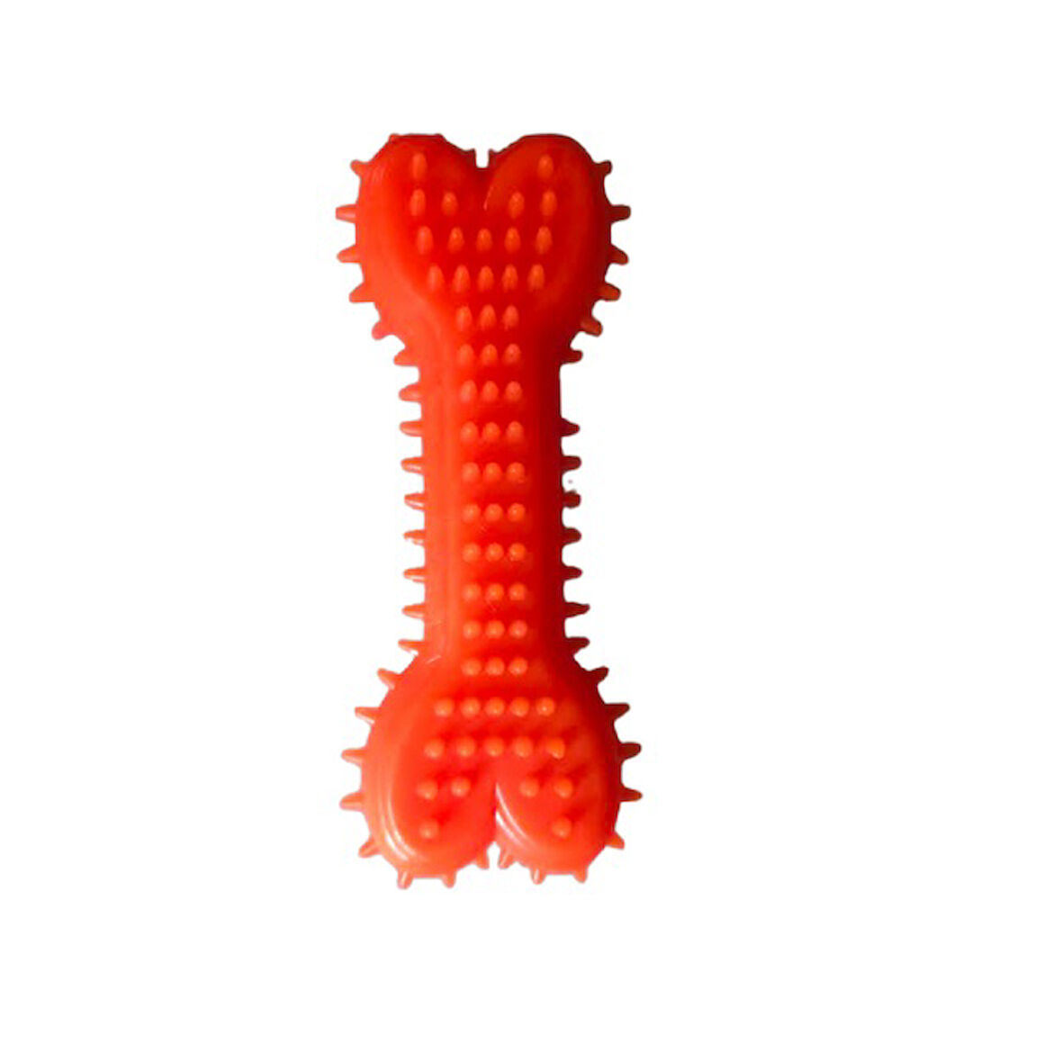 PLASTİK DİKENLİ KAVAL KEMİK 15 Cm Turuncu