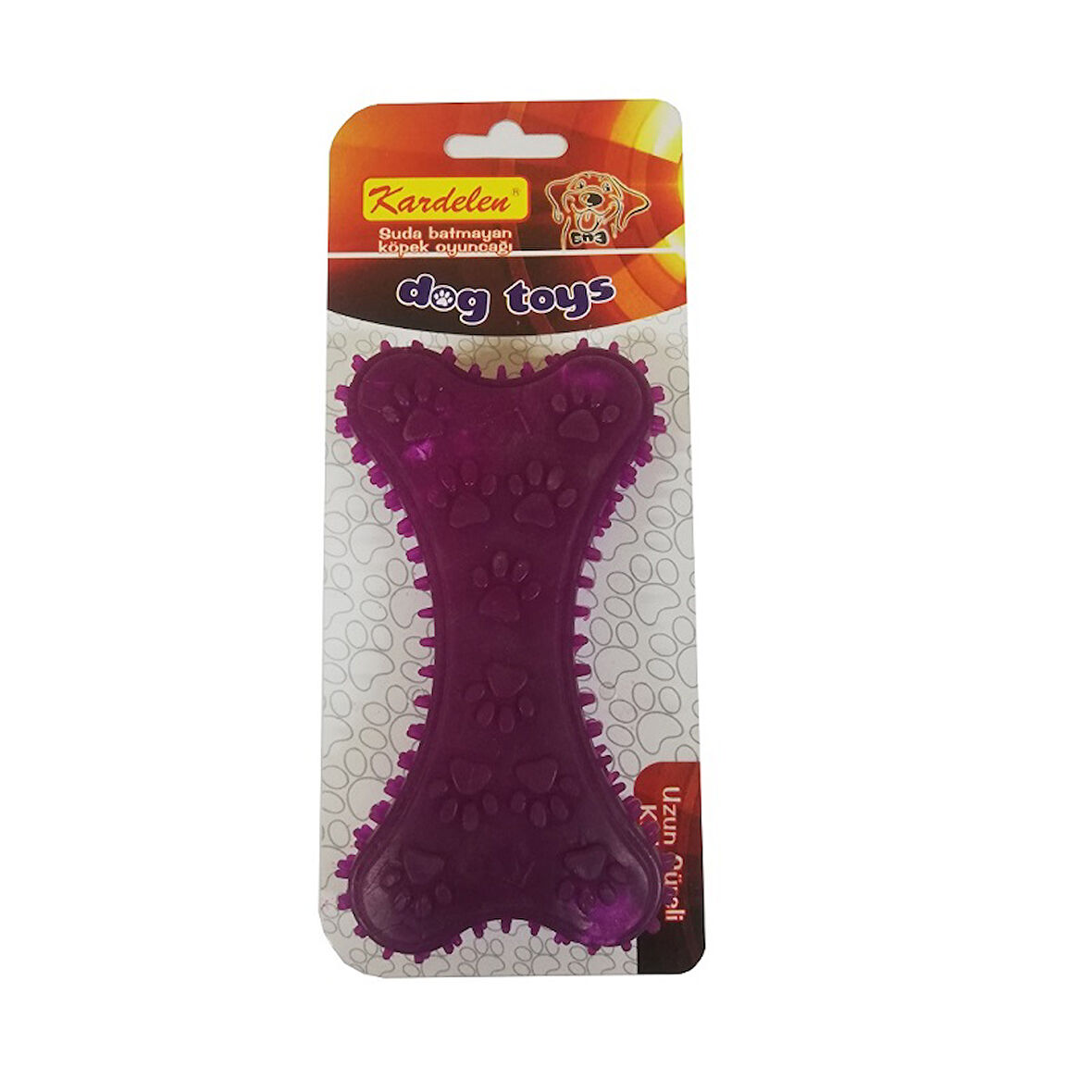 Kardelen Patili Plastik Köpekler İçin Diş Kaşıma Kemiği L 14 CM