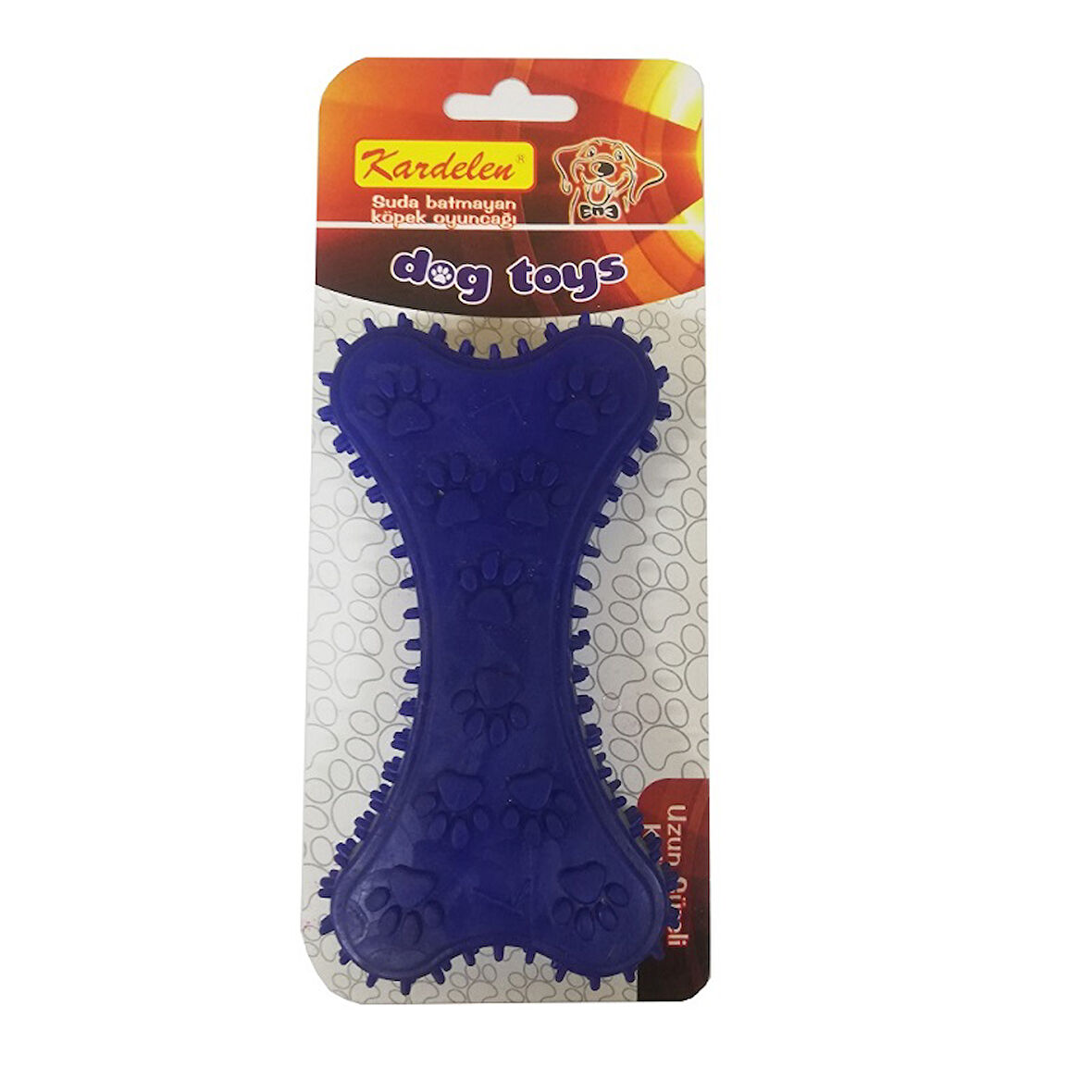 Kardelen Patili Plastik Köpekler İçin Diş Kaşıma Kemiği L 14 CM