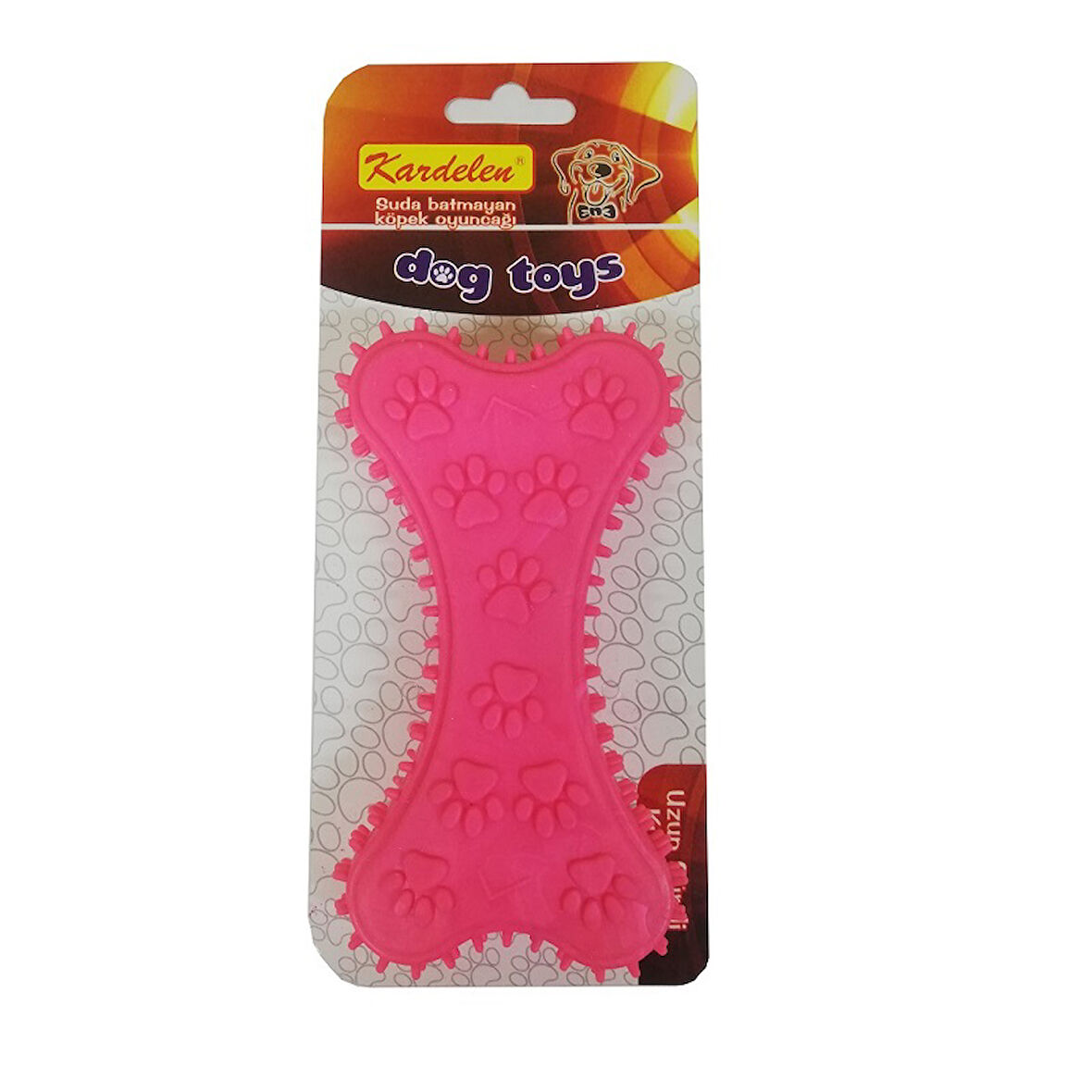 Kardelen Patili Plastik Köpekler İçin Diş Kaşıma Kemiği L 14 CM