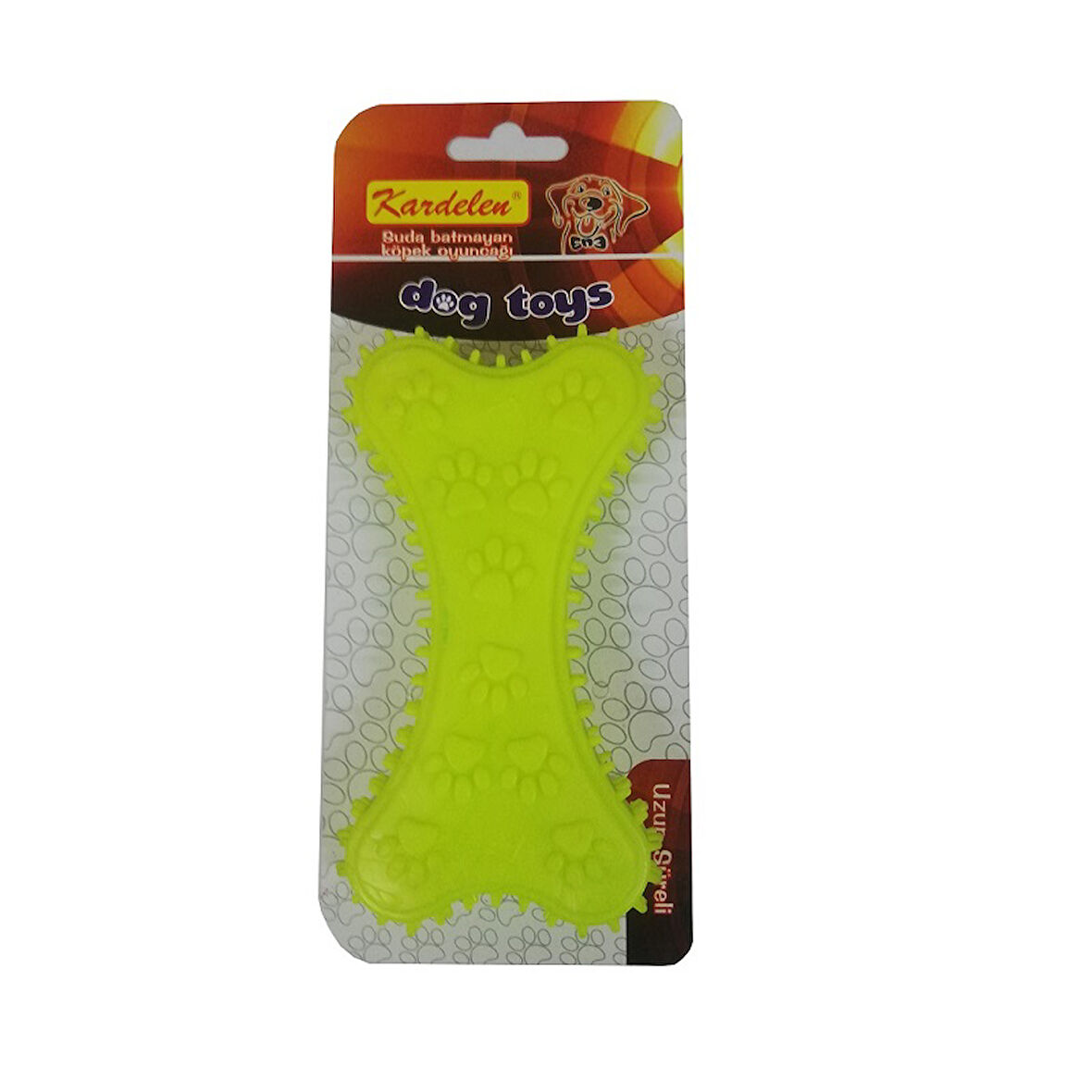 Kardelen Patili Plastik Köpekler İçin Diş Kaşıma Kemiği L 14 CM