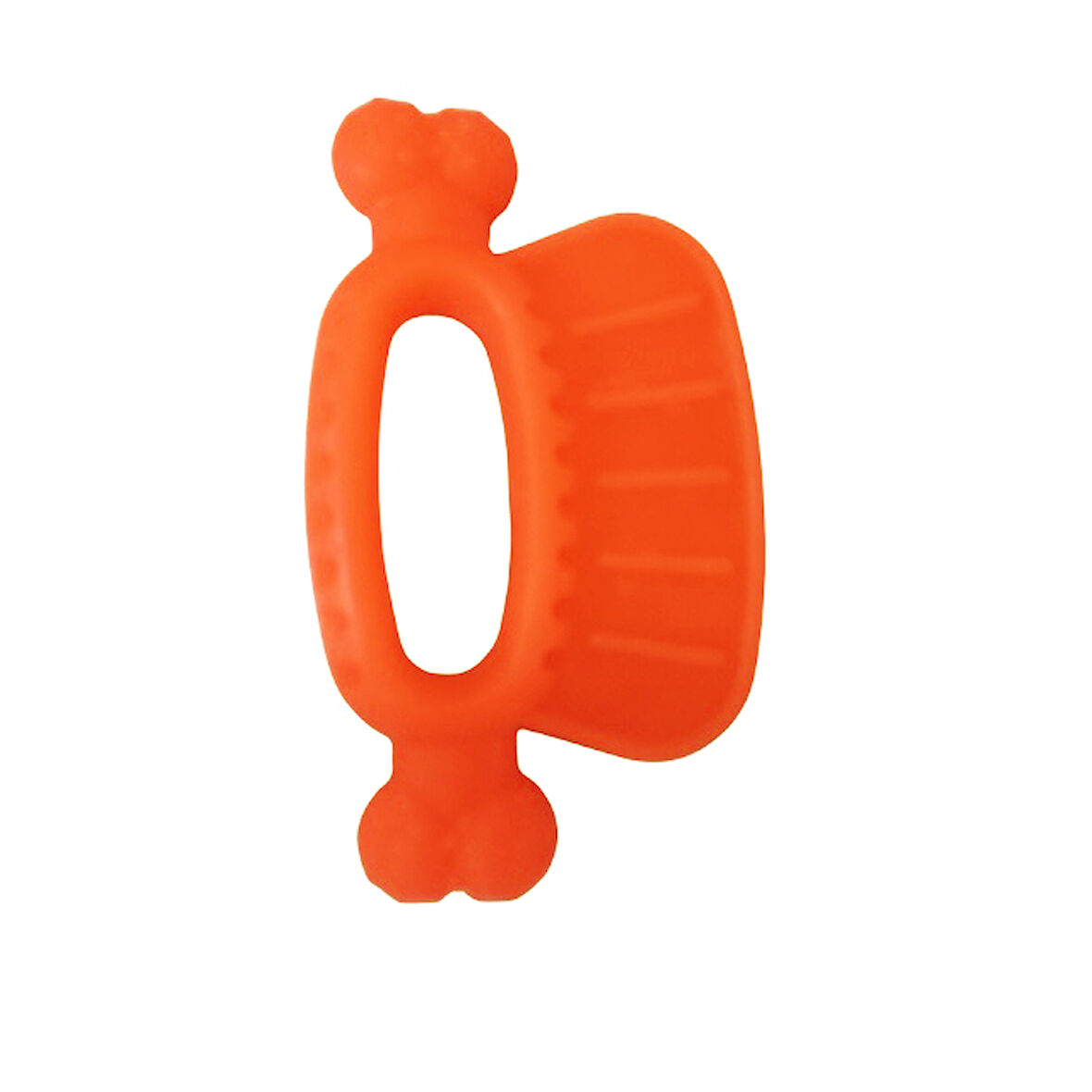 Plastik Eğitim Tutmalı Kemik 18 Cm Turuncu