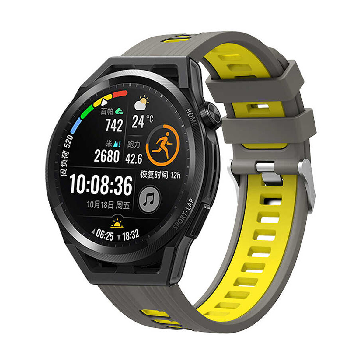 Samsung Galaxy Watch Active 2 40mm 44mm / Galaxy Gear S2 Uyumlu Kordon 10 Kademeli Silikon Kayış