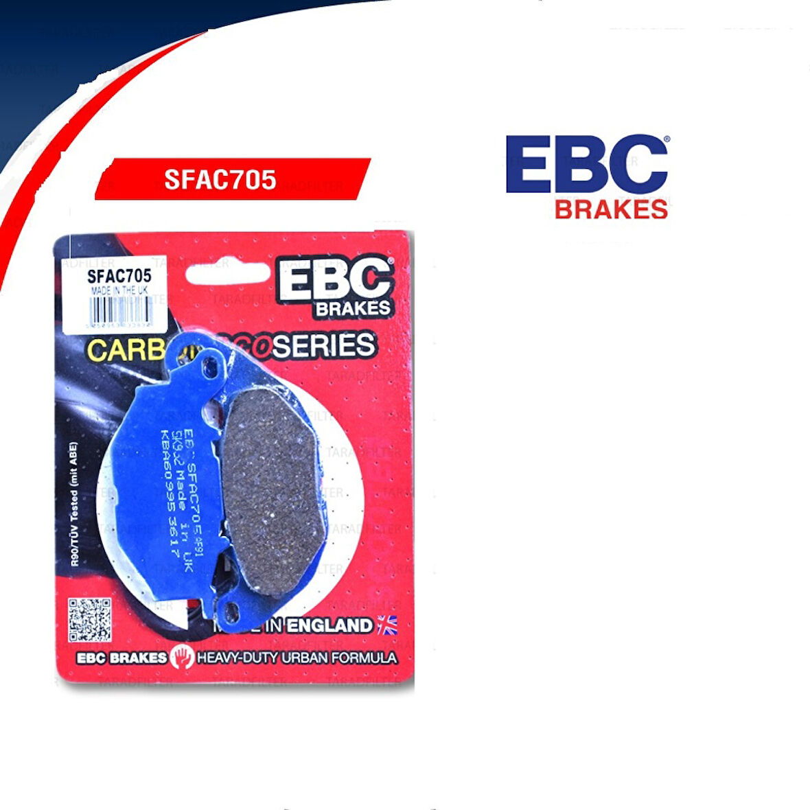Yamaha X-Max 300 Abs Ön Fren Balatası Ebc Sfac705 Karbon Balata N11.66560