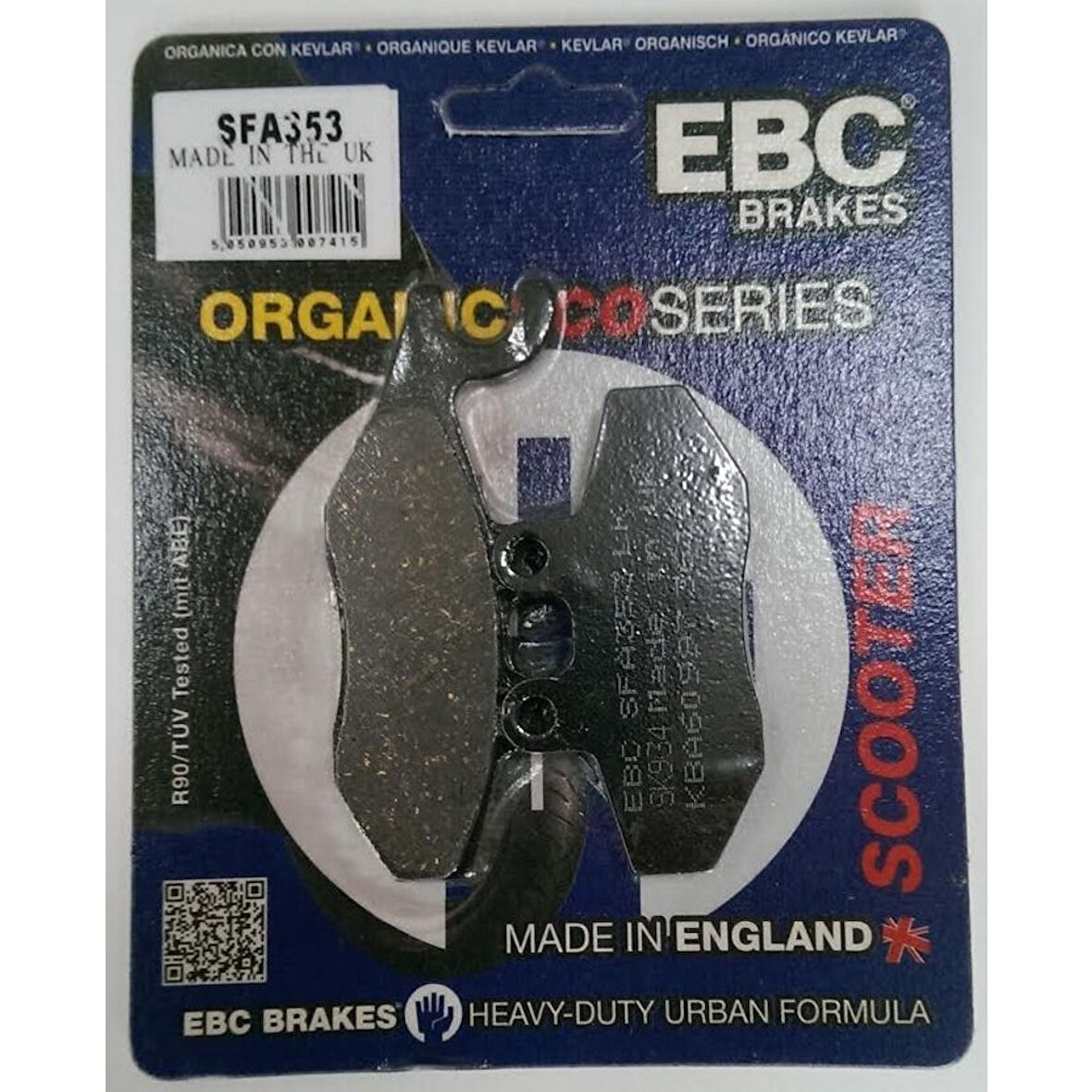 Ebc Gilera Runner 200 ST Ön Fren Balatası  SFA353 Organik Balata