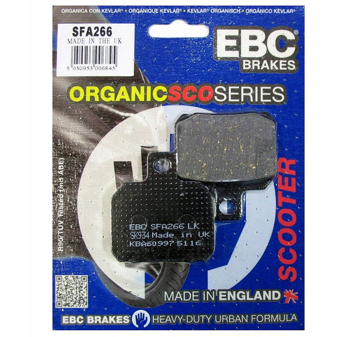2008-2009 Piaggio Beverly 400 Ön Fren Balatası Ebc Sfa266
