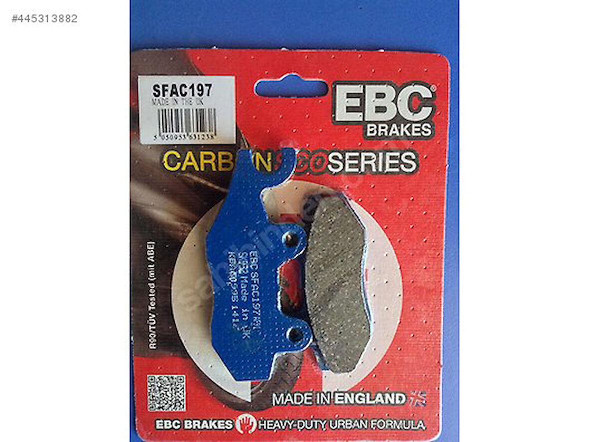 Yamaha Crypton Ön Fren Balatası Ebc Sfac197 Karbon Balata