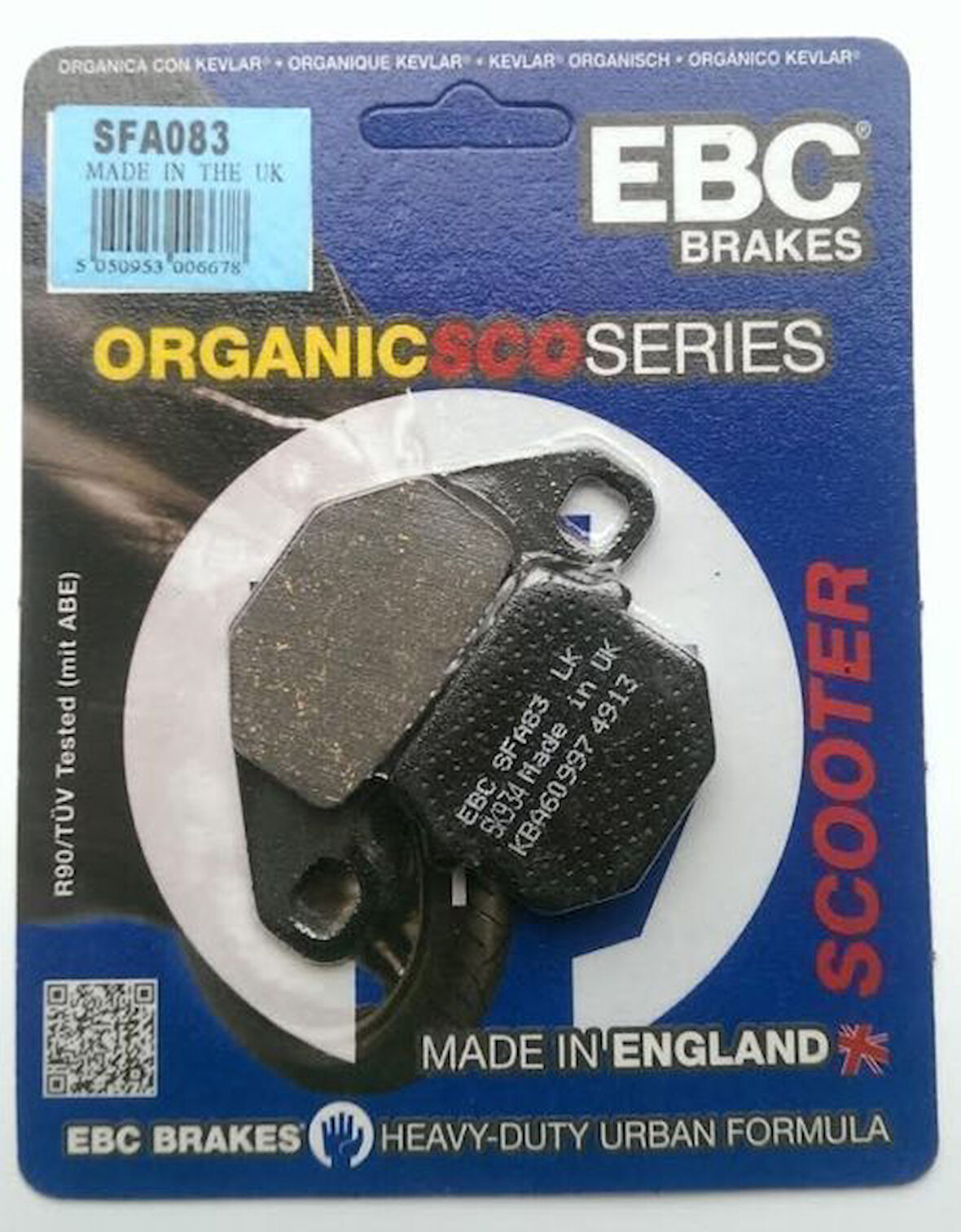 2010-2021 Peugeot Kisbee 50 Ön Fren Balatası Ebc Sfa083