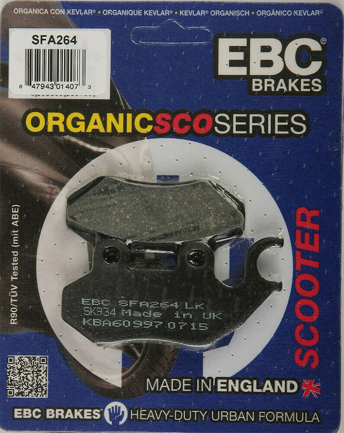 2012-2020 Peugeot Tweet 125 Ön Fren Balatası Ebc Sfa264