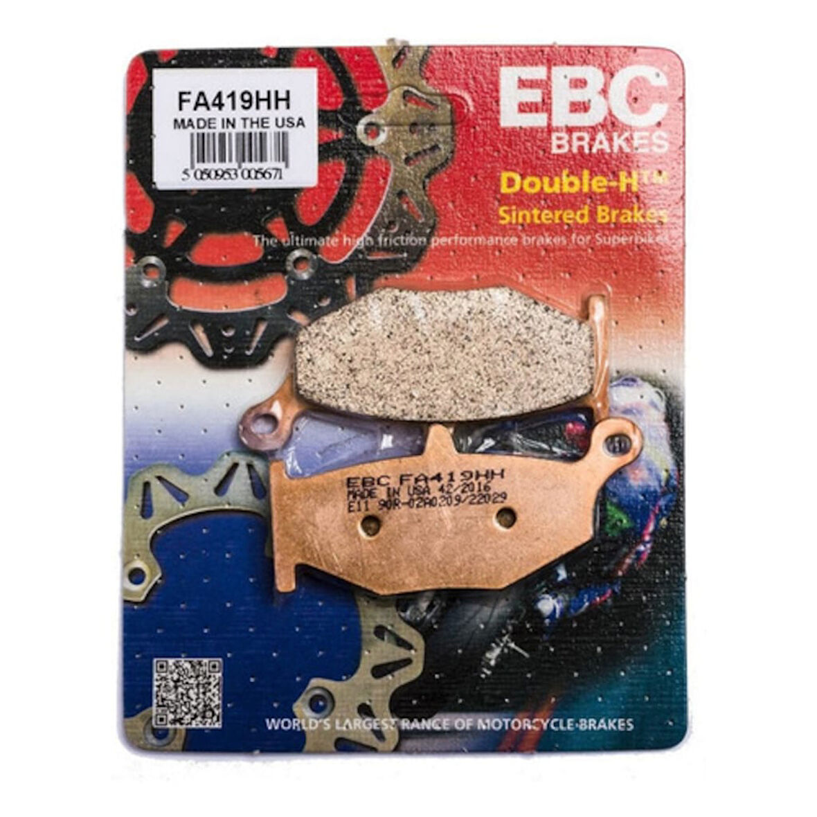 Ebc Fa419Hh 2006-2008 Suzuki Gsr 600 Arka Fren Balatası