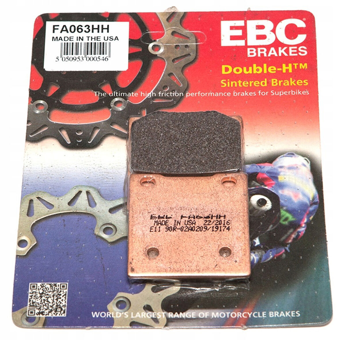 Ebc Fa063Hh Suzuki Gsx 600 F Arka Fren Balatası Sinterli Balata