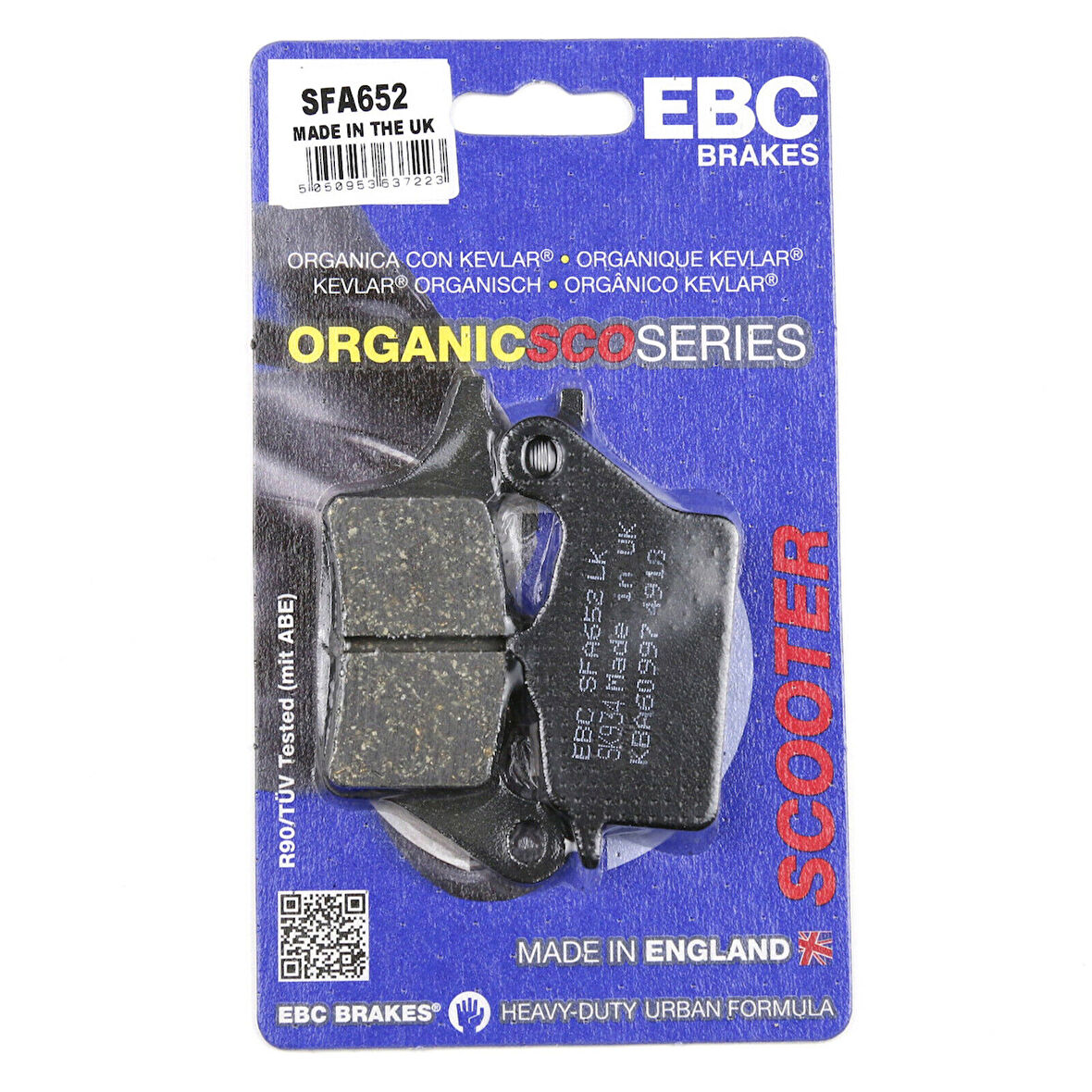 Yamaha Tricity 125 Ön Fren Balatası Sol Ebc Sfa652 Balata