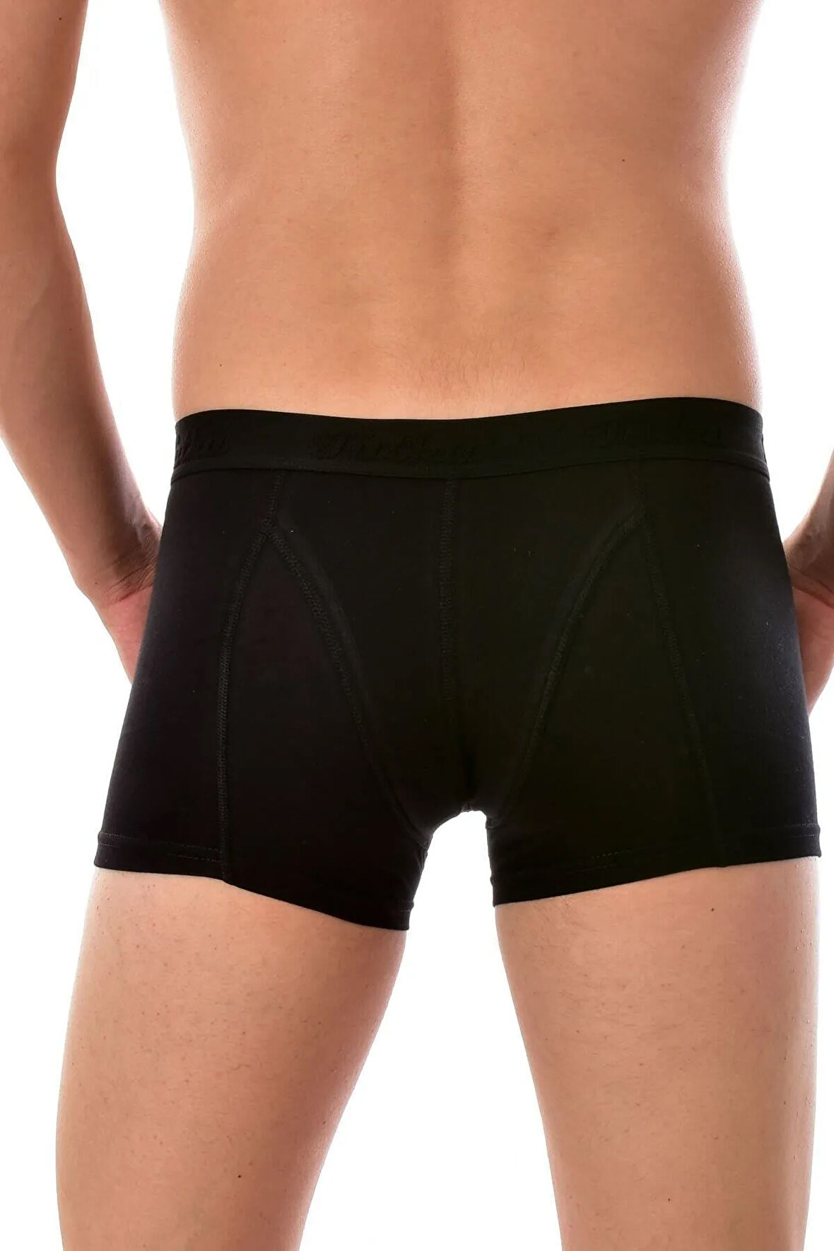 Erkek Lıcralı Elastan Boxer Gri 6'lı Paket