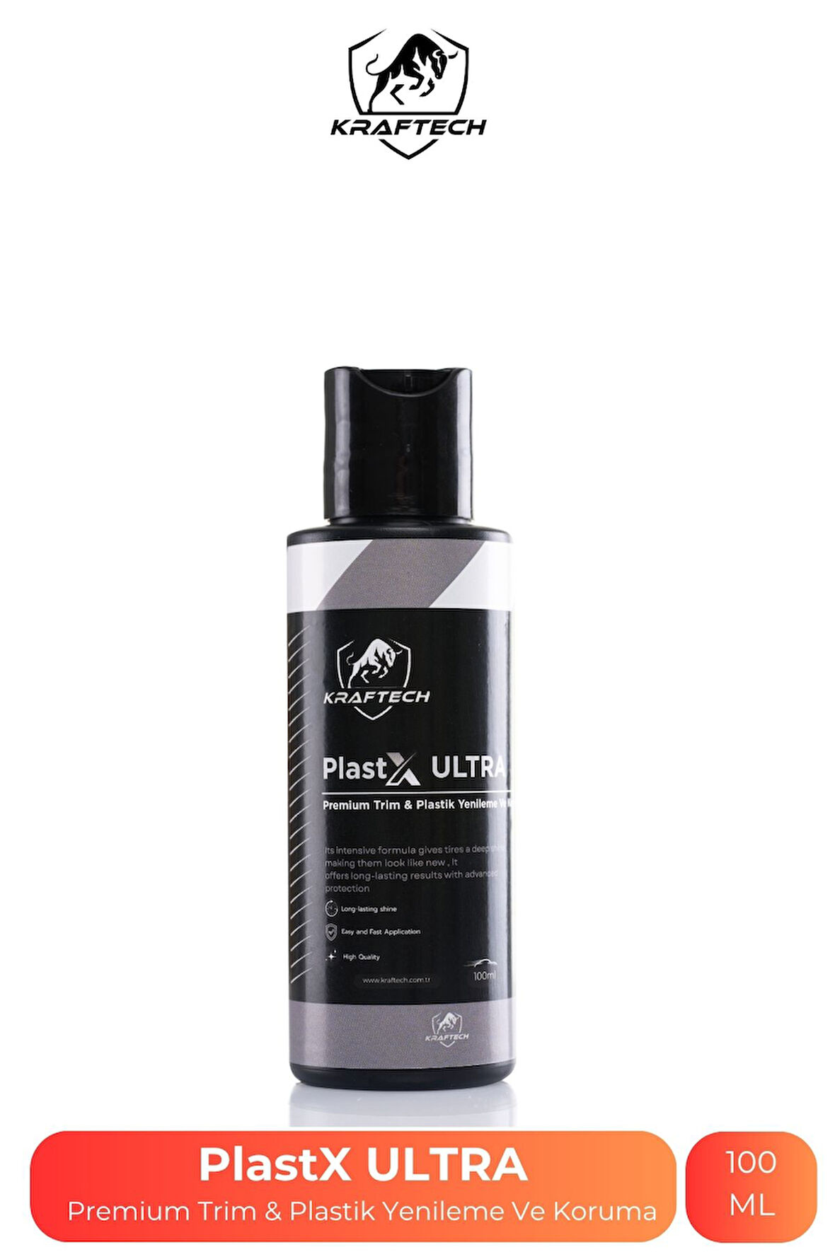 PlastX ULTRA - Premium Trim & Plastik Yenileme Ve Koruma - 100 ML
