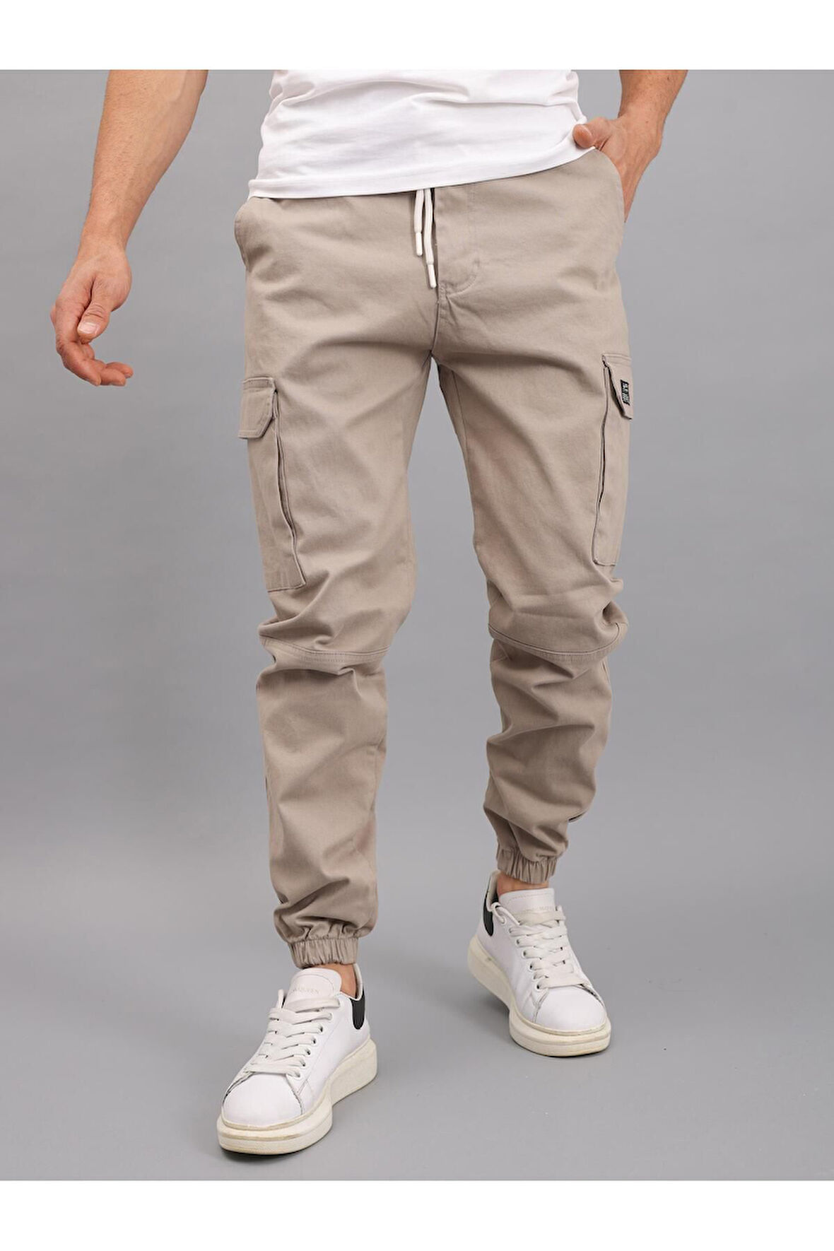 Erkek Kargo Pantolon Paça lastikli Erkek Pantolon