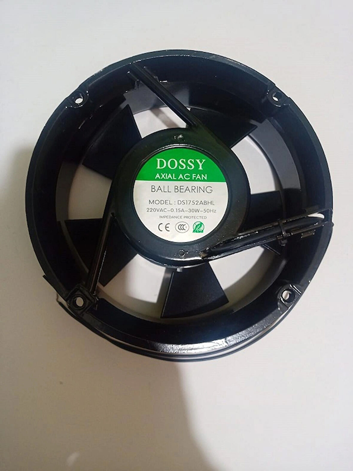 DOSSY Rulmanlı Devirli Aksial Fan Yuvatlak 170x170