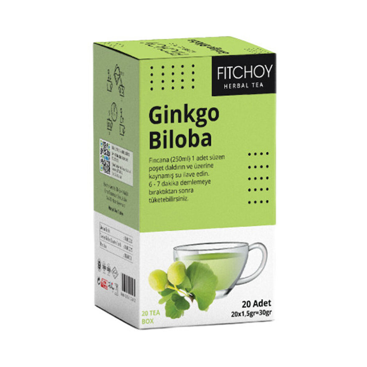 Ginkgo Biloba Çay 20'li