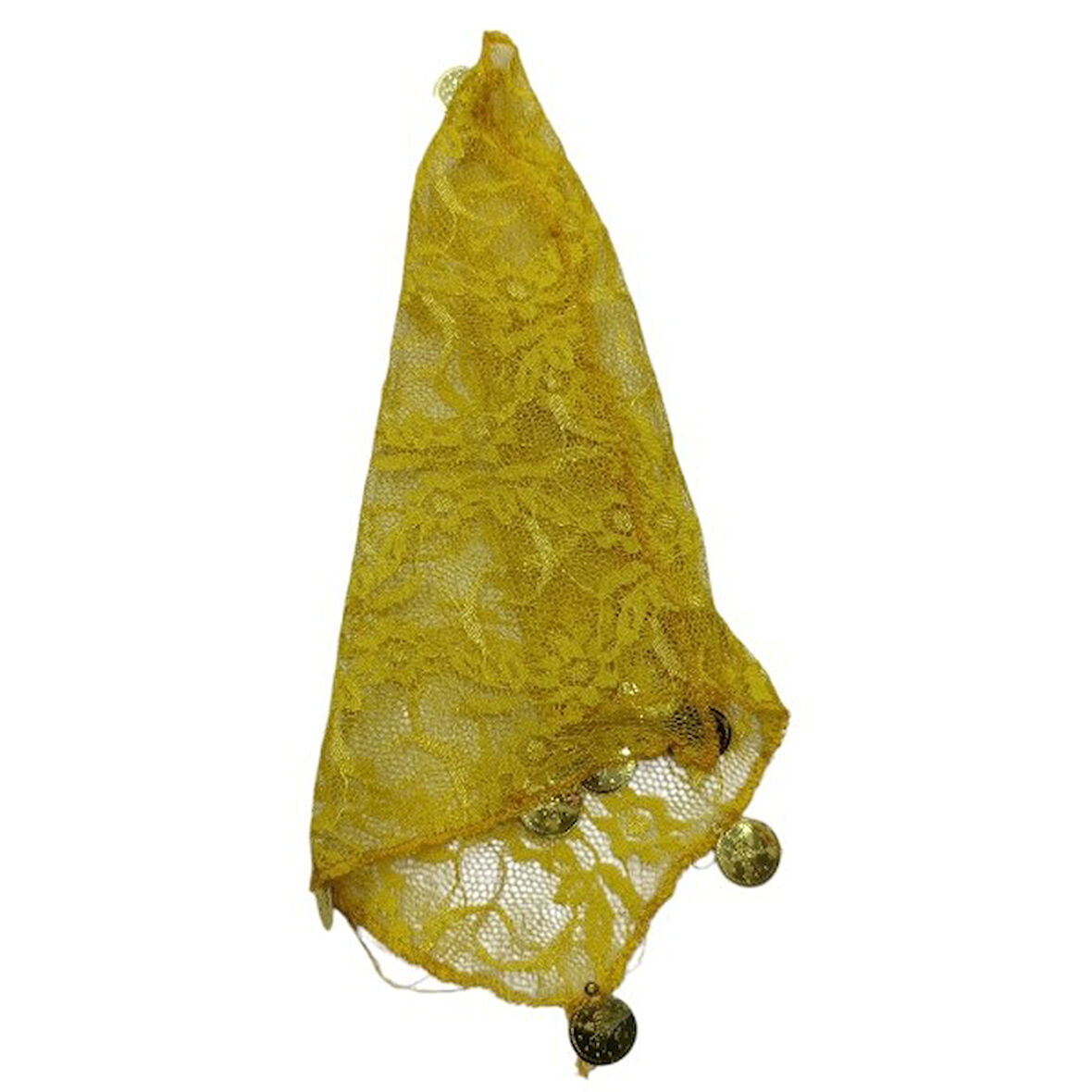 Halay Mendili Dantelli Sarı 10'lu paket
