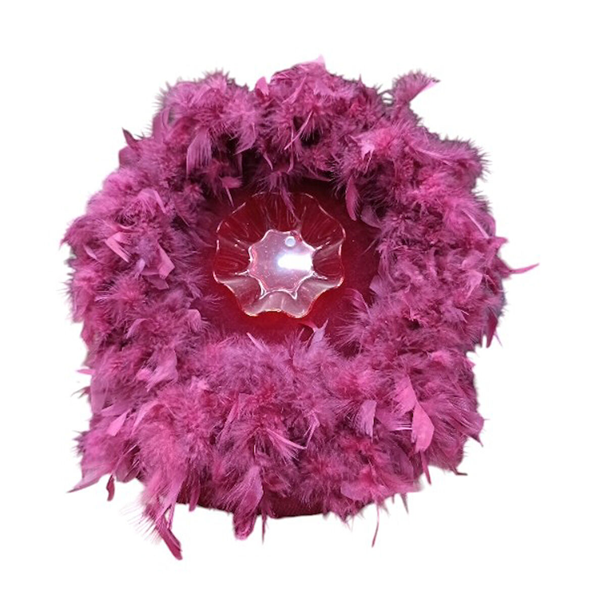 Kına Sepet Tepsi Takımı Bordo Otrişli