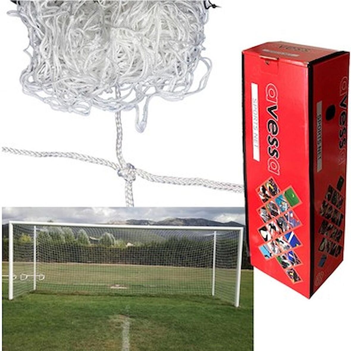 KR 175 5 METRE FUTBOL KALE FİLESİ POLYAMİD 2,5 MM