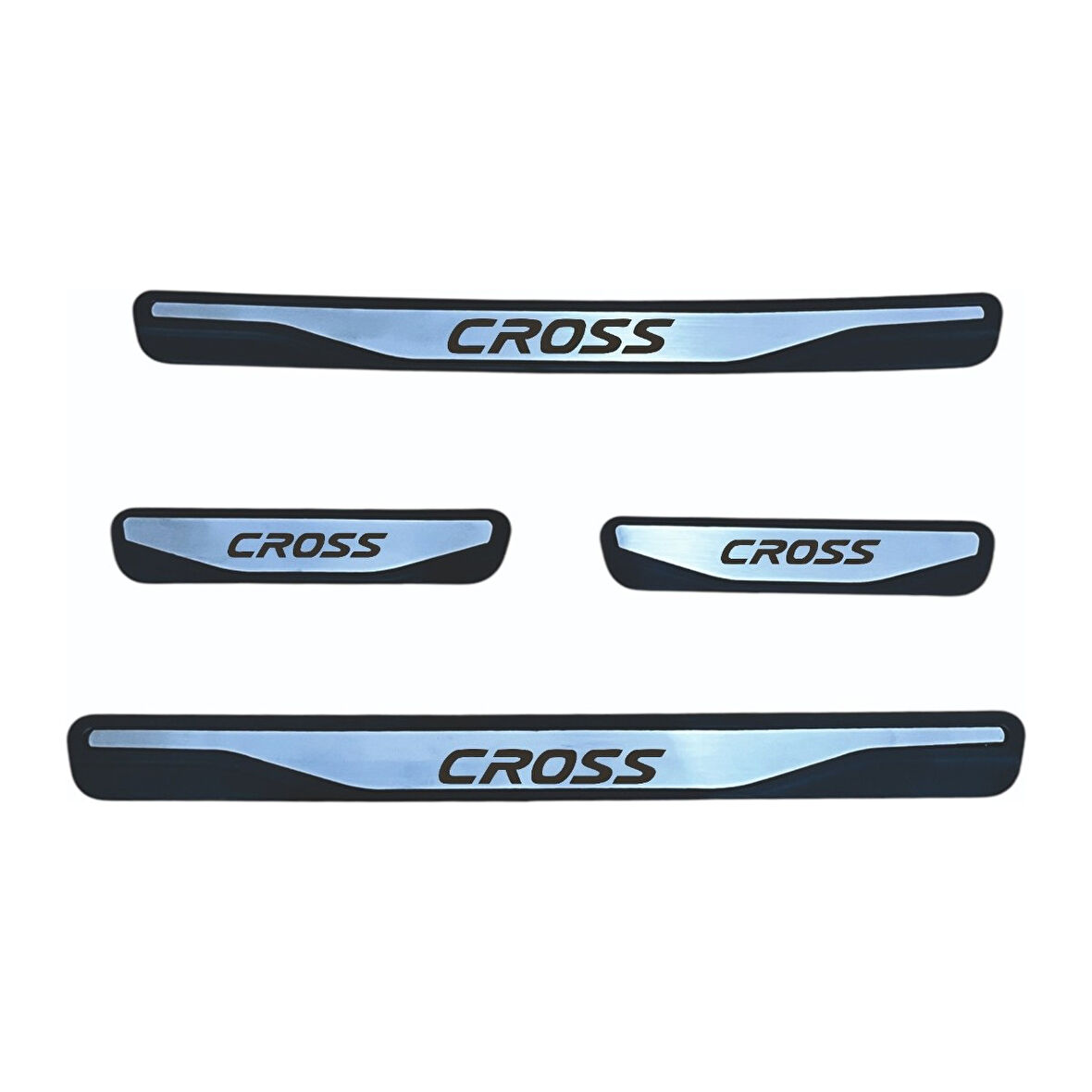 Egea Cross Kapı Eşiği New Krom Kapı Eşiği 4 Parça Paslanmaz Çelik