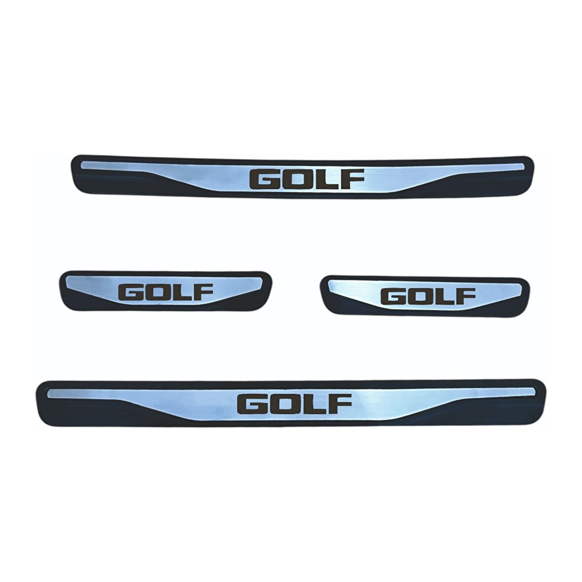 Golf 4 Kapı Eşiği 1998-2004 New Krom Kapı Eşiği 4 Parça Paslanmaz Çelik
